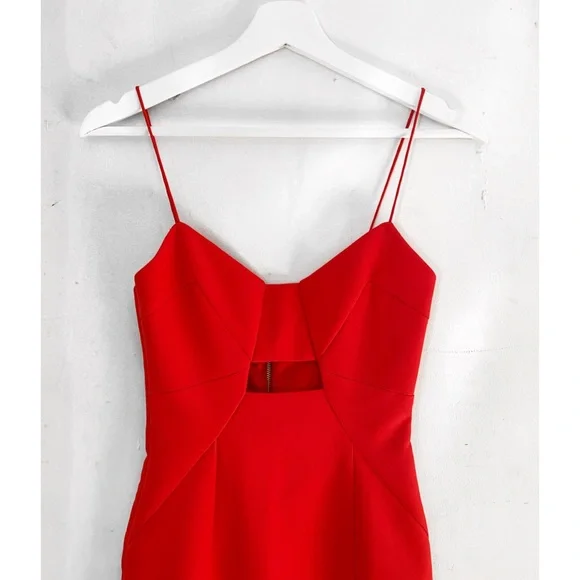 NICHOLAS Red Midi Dress